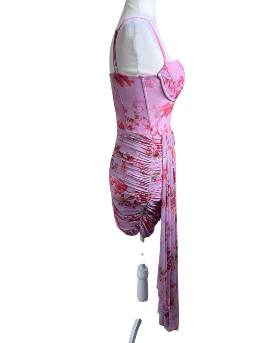 PatBo floral haze bustier mini dress SZ 2 Wedding Guest Look Cocktail Dress - Picture 6 of 15